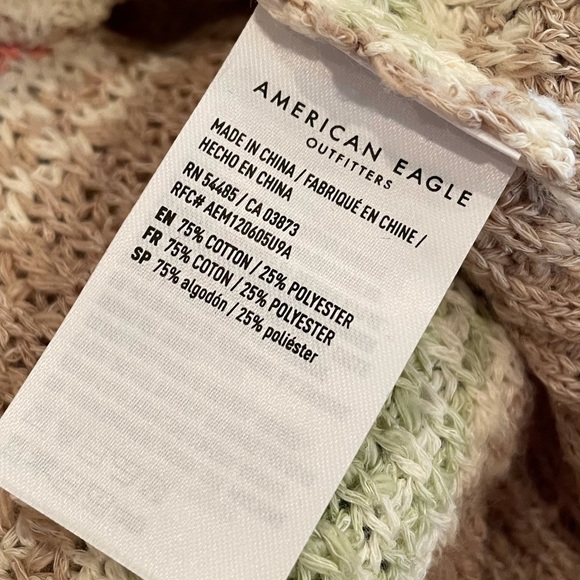 American Eagle Striped Knit Sweater - size M - Picture 4 of 5